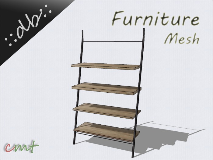 ::db furniture:: Shelf ​​of wood and metal