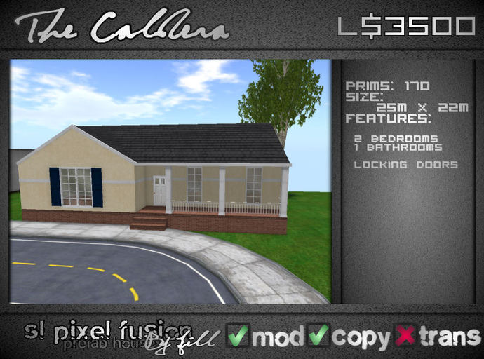 CLEARANCE :SL PF by Jill: The Caldera