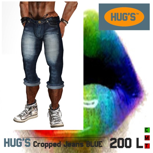 HUG'S Cropped Jeans BLUE