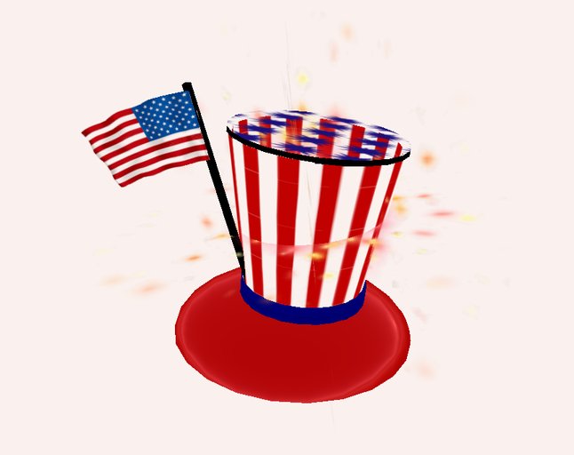 *Fourth of July Fireworks Hat* (boxed)