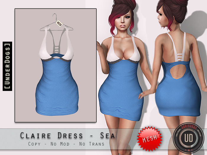 [UD] - Claire Dress - Sea - Mesh (Bag)