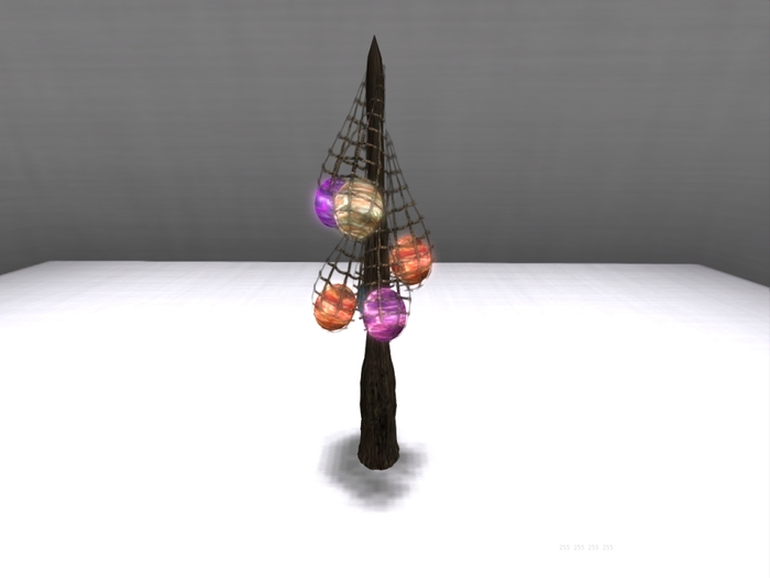(SD)Fishermans glass floats on pole