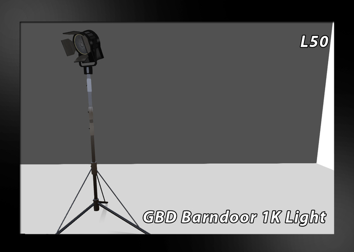 GBD 1K Barndoor Light Rig 