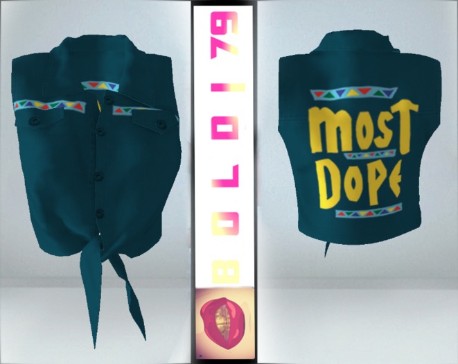 .:B79:. Mesh Most DOPE Tie Top