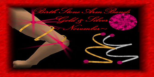 Birthstone Armbands - November