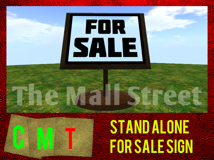 [BEE] Stand Alone For Sale Sign