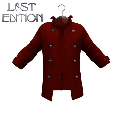 Last Edition Man's Red Trench