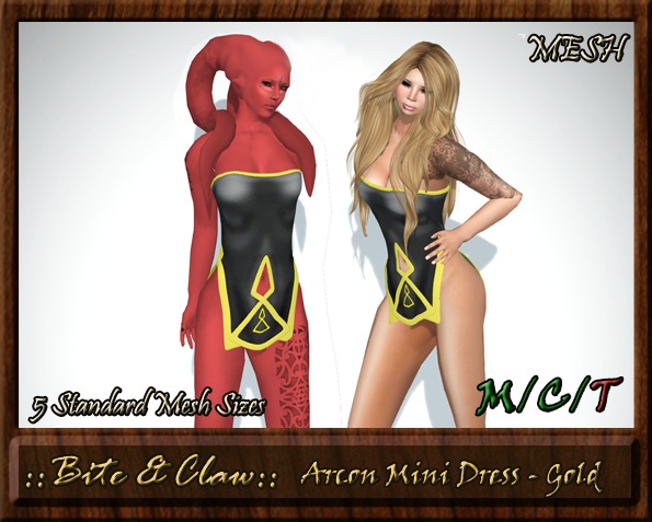 ::B&C:: Arcon Mini Dress - Mesh - DEMO