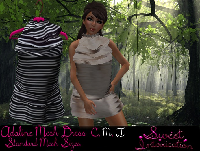 ::Sweet Intoxication:: Adaline Mesh Dress - Nautical