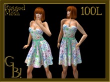 *GB!* Flirty Wildflowers Aqua