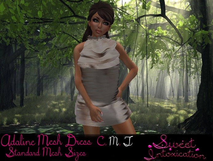 ::Sweet Intoxication:: Adaline Mesh Dress - Toffee