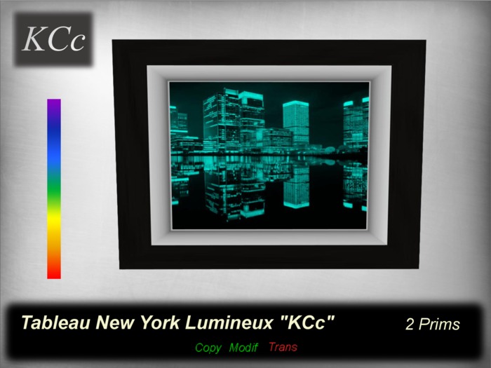 Tableau New York Lumineux "KCc"