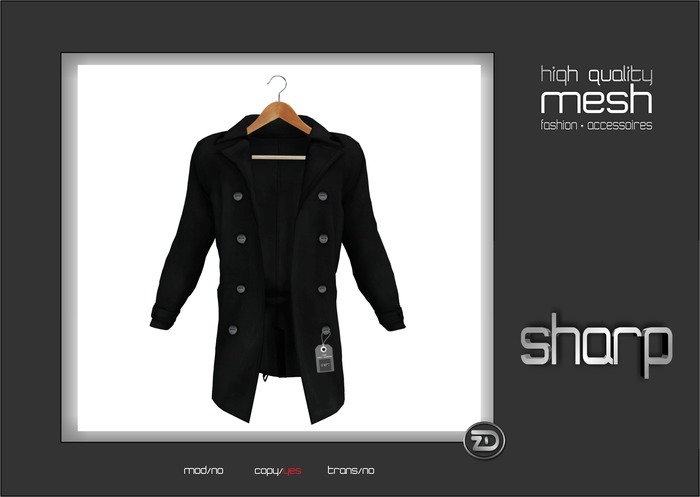 sharp by [ZD] - MESH - Wool Trench Coat