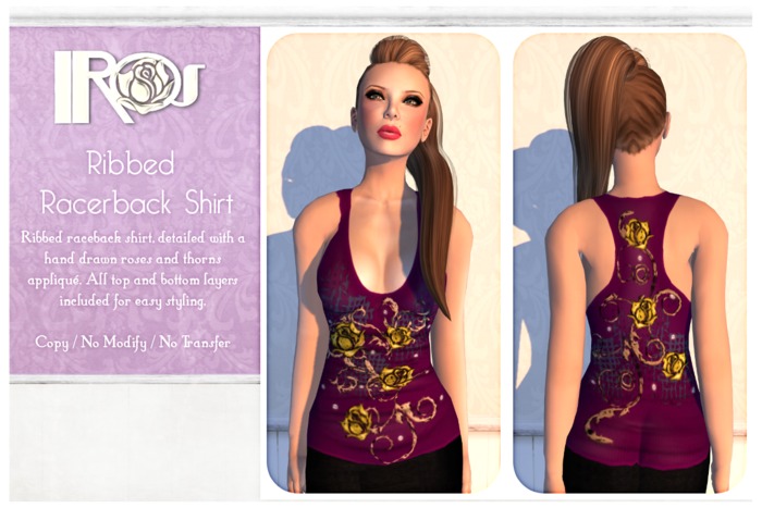 ~*IROS*~ Ribbed Racerback Tops - Magenta