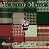 Country Club Twill Fabric Textures - Scottish Highlands