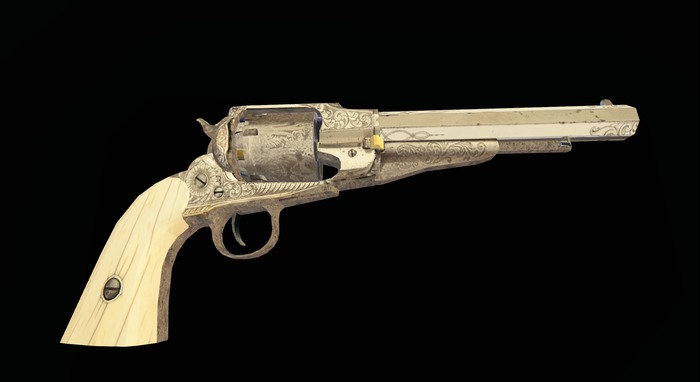 1858 Remington Silver (scripted)