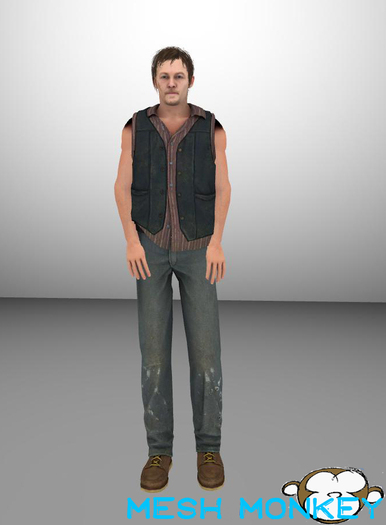 Mesh Monkey : Daryl Dixon Avatar