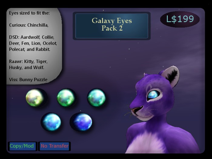Galaxy Eyes, Pack 2