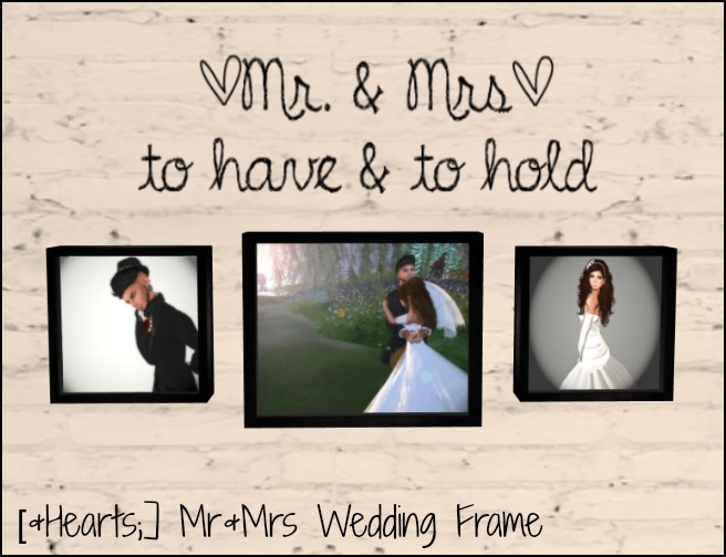 [&Hearts;]Mr&MrsFrame