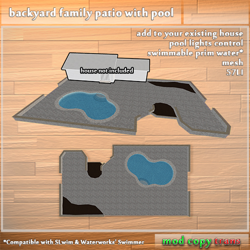 [REZ] Backyard Family Patio with Pool - Boxed