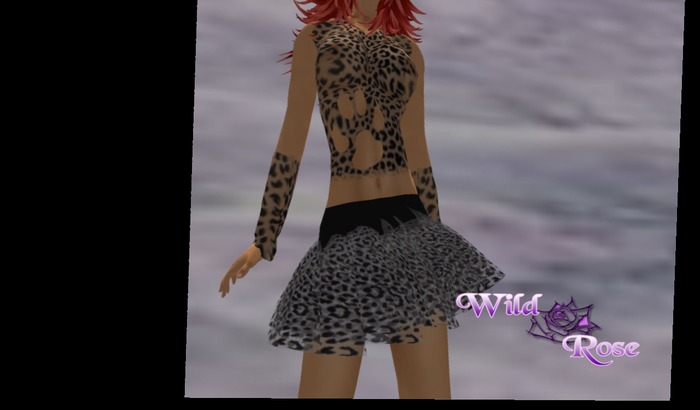 *Vestito leopardato f