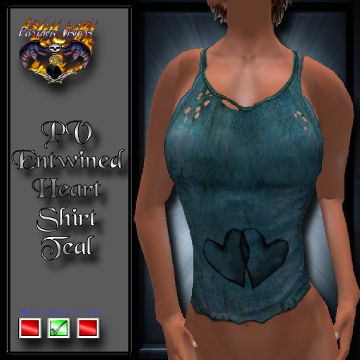 PV_Entwined Heart Shirt Teal