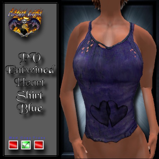 PV_Entwined Heart Shirt Blue