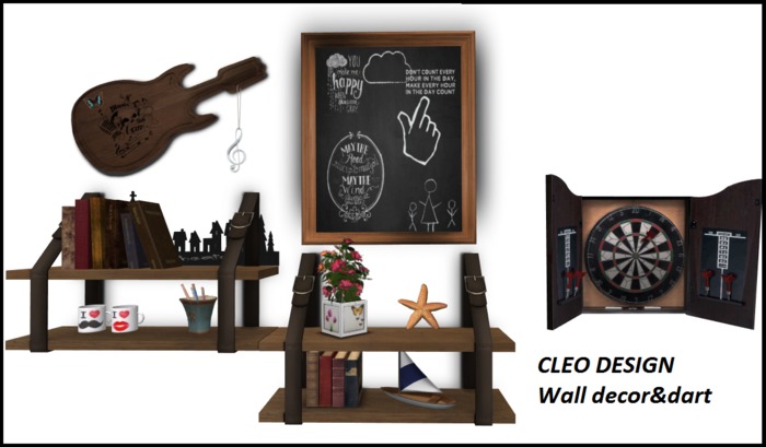 CLEO DESIGN -SHELVES &DART