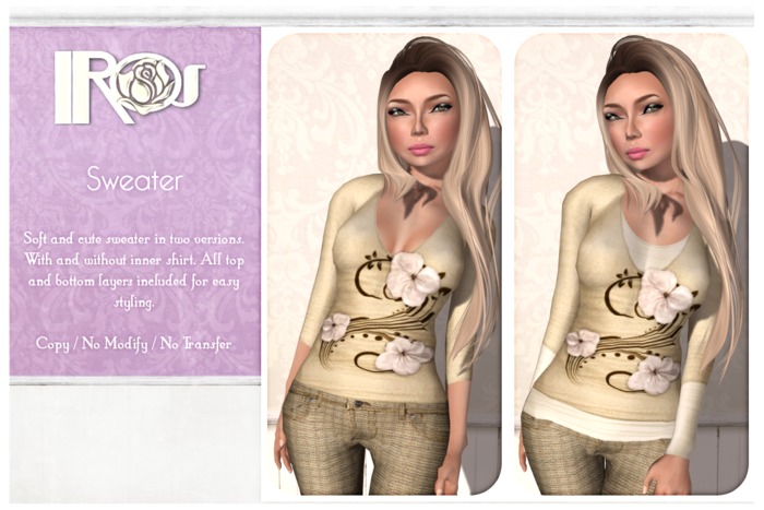 ~*IROS*~ Sweater - Beige