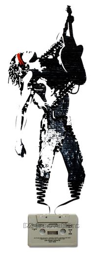 Stylish Rock Cassette Wall Sticker