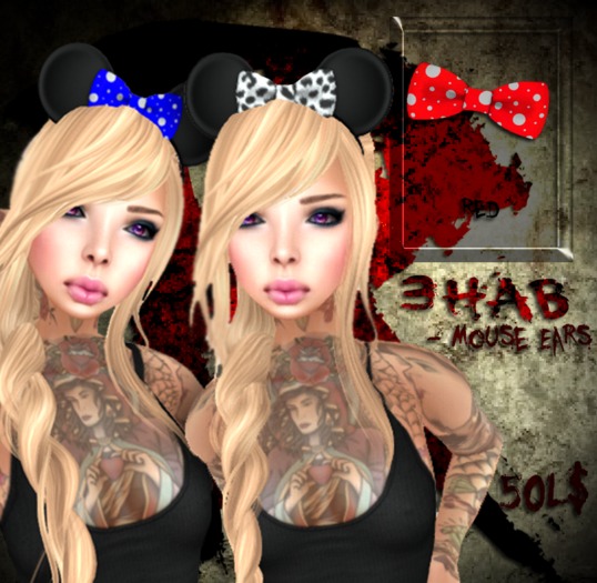 [R] Red Mouse Ears *MESH*