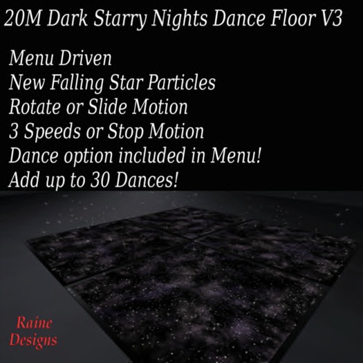 NEW 20x20 DARK STARRY NIGHTS 