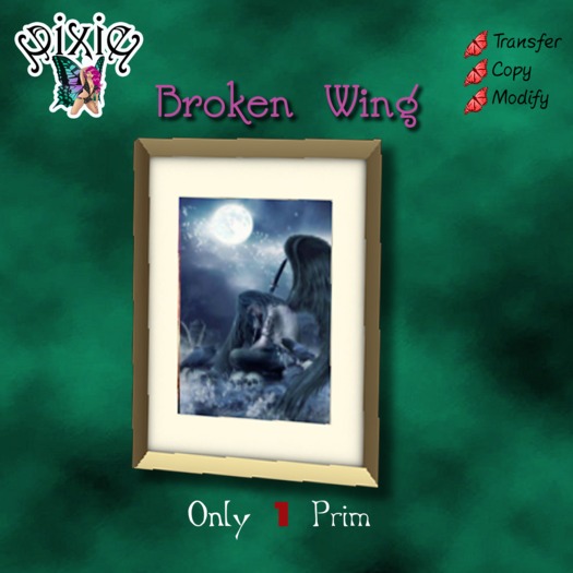 *Pixie* Broken Wing Gold