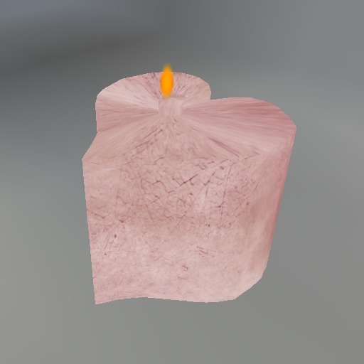 Multicolor Solids Sculpted Heart Prayer Candle box