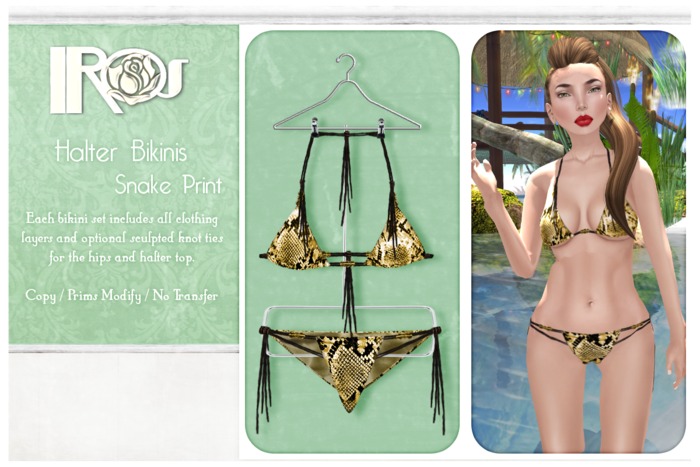 ~*IROS*~ Snake Bikini ~*Gold*~ 