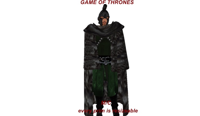 GAME OF THRONES GREEN-MALE