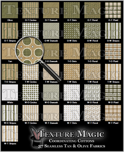 Texture Magic - Coordinating Cottons - Blue & Green Collection