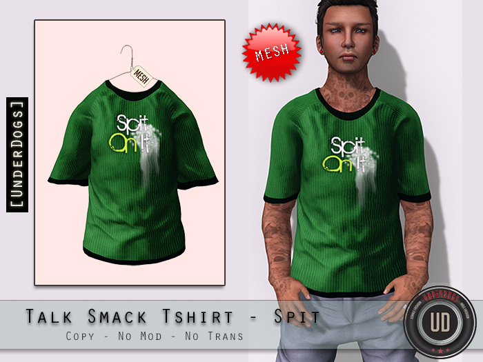 [UnderDogs] - TalkSmack T Shirt - Spit - Mesh