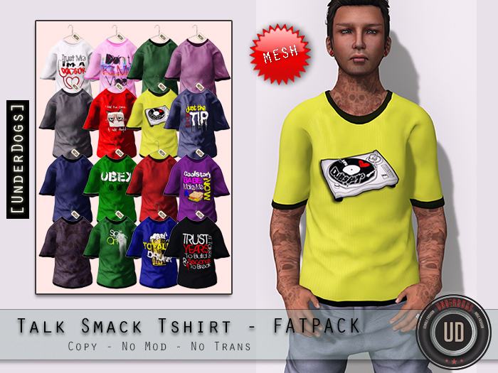 [UD] - TalkSmack T Shirt - FATPACK - Mesh (Bag)