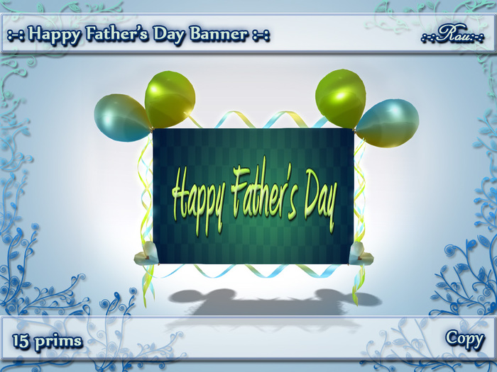 :-: Banner Happy Fathers Day BOX :-: (WEAR&TOUCH)