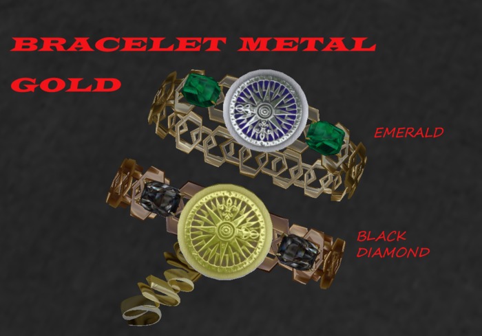 Bracelet Gold metal