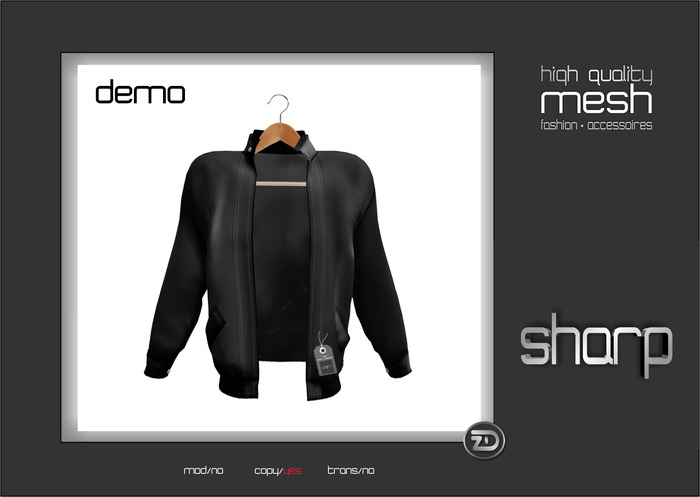 sharp by [ZD] - MESH - Leather Jacket