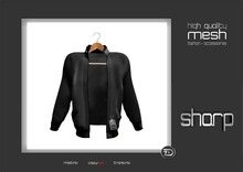 sharp by [ZD] - MESH - Leather Jacket