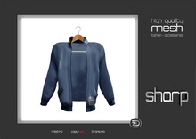 sharp by [ZD] - MESH - Leather Jacket