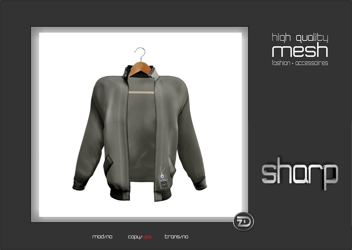 sharp by [ZD] - MESH - Leather Jacket