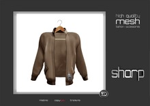 sharp by [ZD] - MESH - Leather Jacket