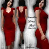 ~Narcissus~Timeless Mesh Dress Red