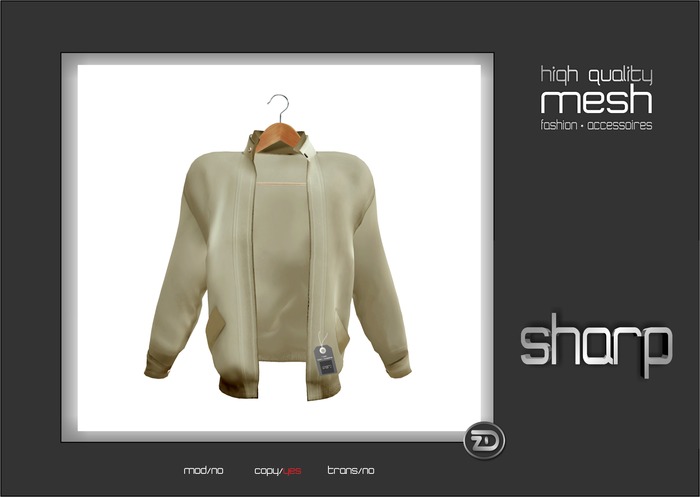 sharp by [ZD] - MESH - Leather Jacket