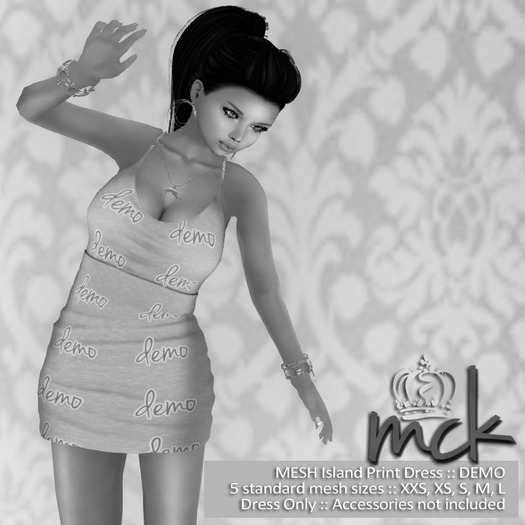 .:MCK:. Island Print Dress - DEMO