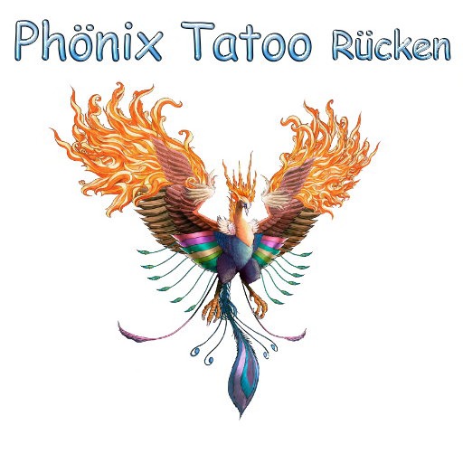 Phoenix Tatoo Ruecken